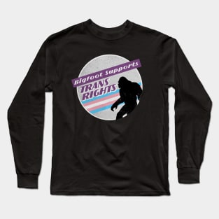 Trans Pride Bigfoot Long Sleeve T-Shirt